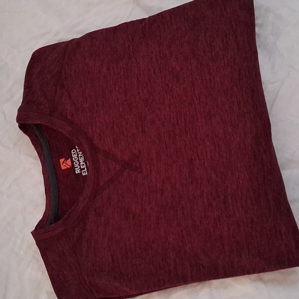 Rugged Elements Men's Medium Maroon Stretch Suede… - image 2